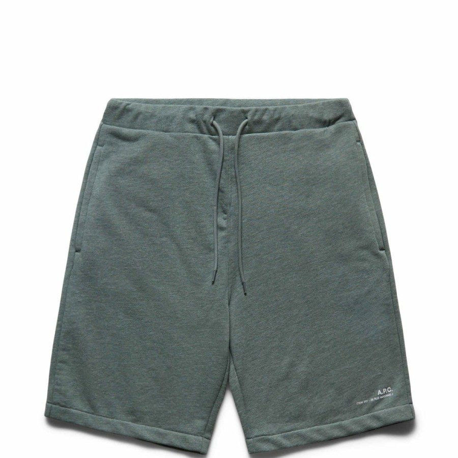 Bottoms * | A.P.C. Shorts Khaki Chine