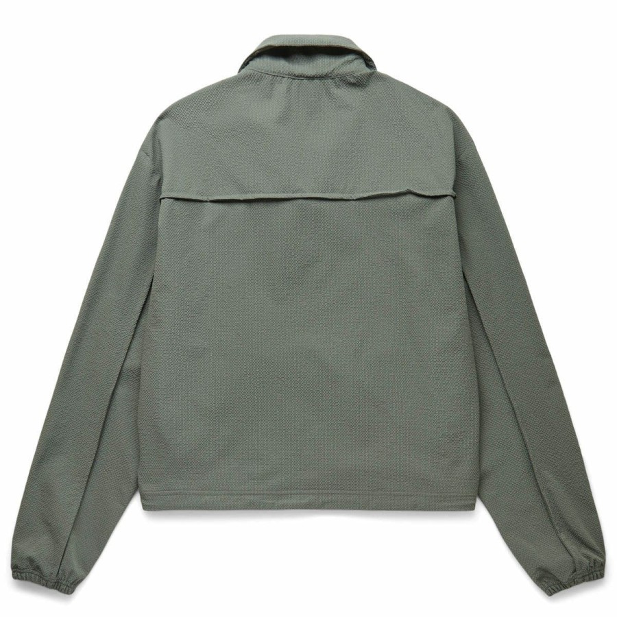 Outerwear * | Affxwrks Balance Jacket Grey Seersucker