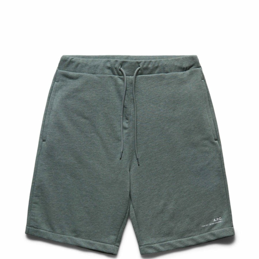 Bottoms * | A.P.C. Shorts Khaki Chine